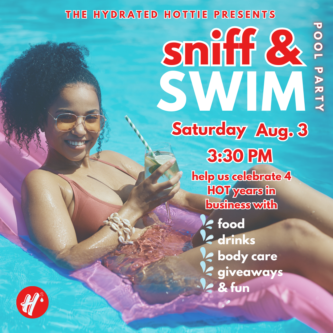 Sniff & Swim Pool Party | The Hydrated Hottie's FOURTH Anniversary Bash