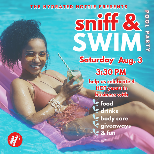 Sniff & Swim Pool Party | The Hydrated Hottie's FOURTH Anniversary Bash